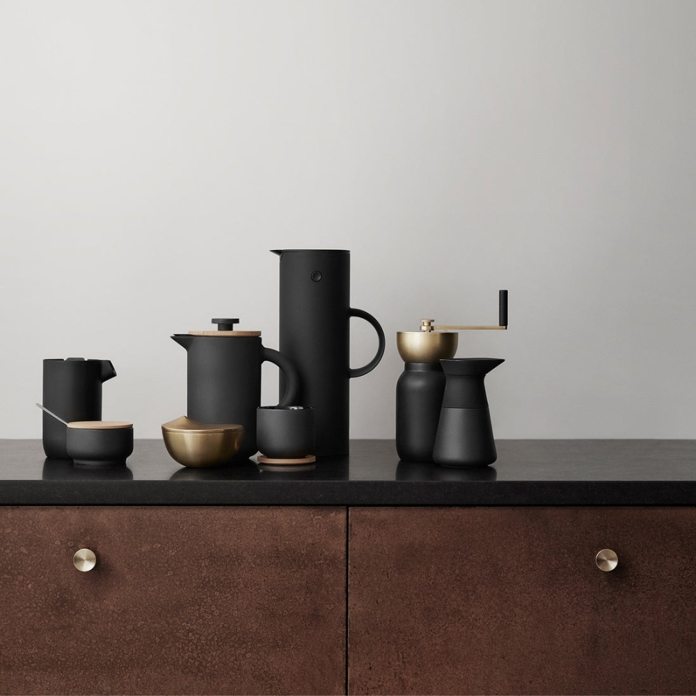 Suikerpot THEO 100 ml, zwart, Stelton