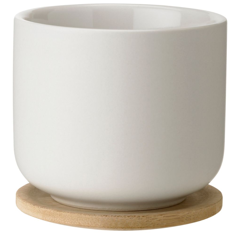 Mok met onderzetter THEO 200 ml, zand, Stelton