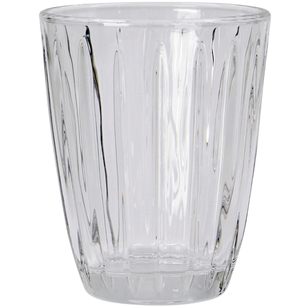Waterglas GROOVE, set van 4 stuks, 200 ml, Nicolas Vahé