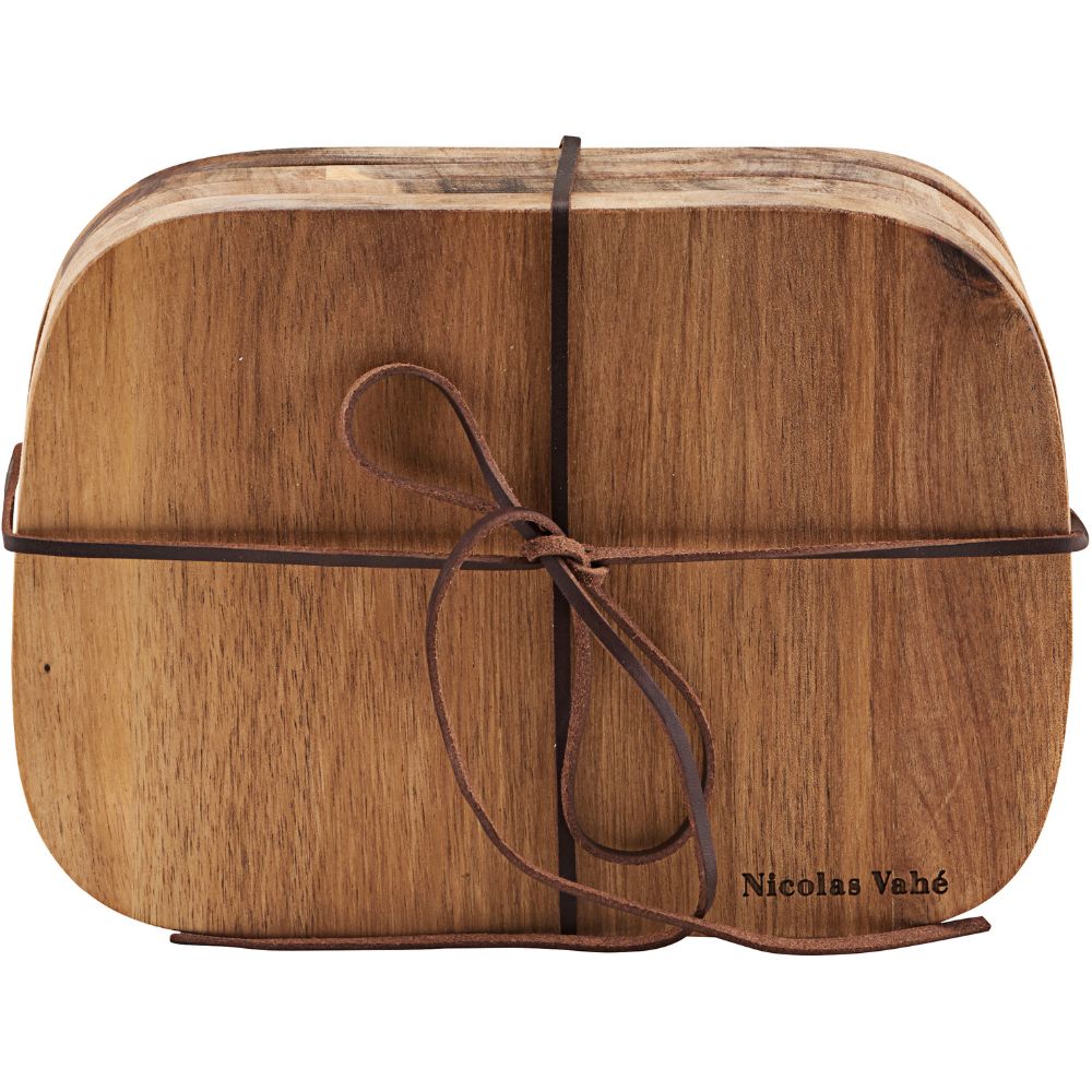Snij- en serveerplank BUTTER, set van 4 stuks, Nicolas Vahé