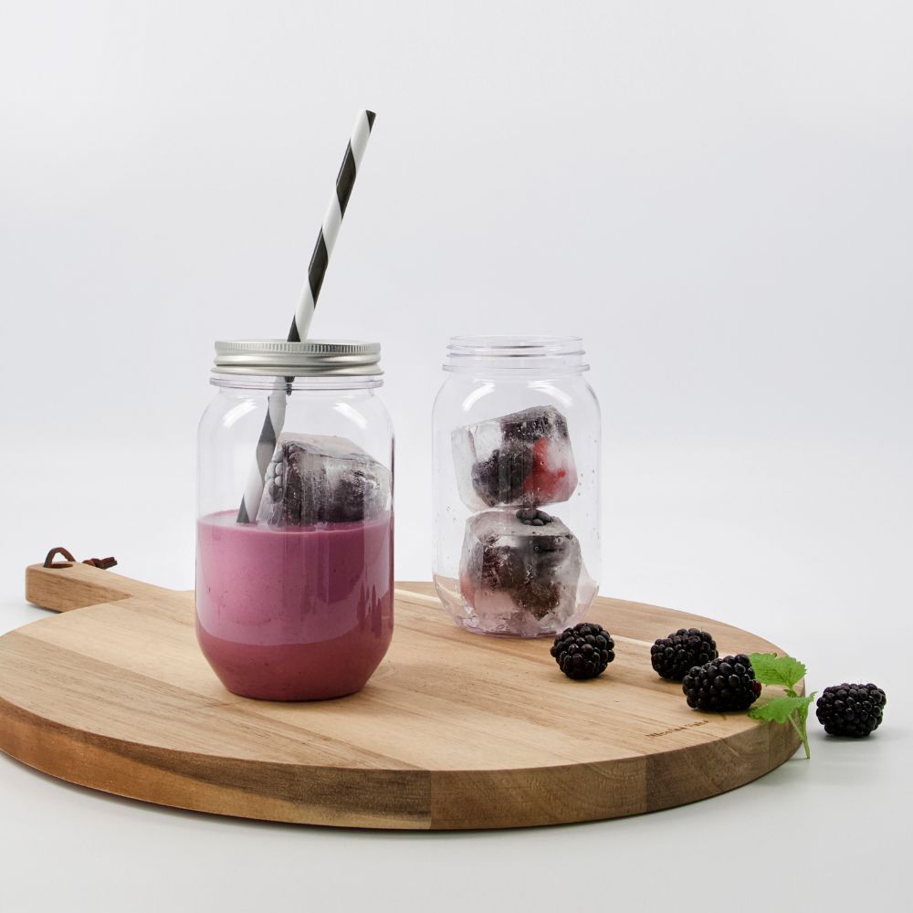 Waterglas met rietje 550 ml, Nicolas Vahé