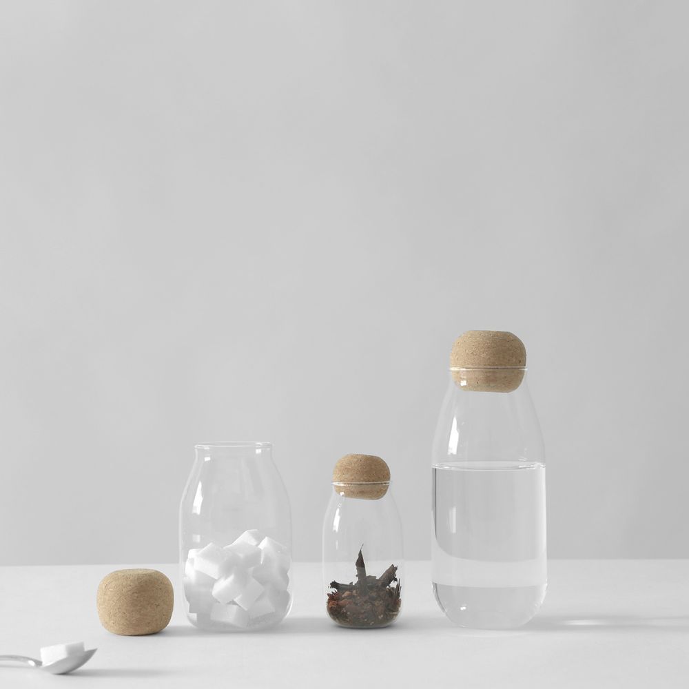 Voedselbewaarfles CORTICA 700 ml, glas, Viva Scandinavia
