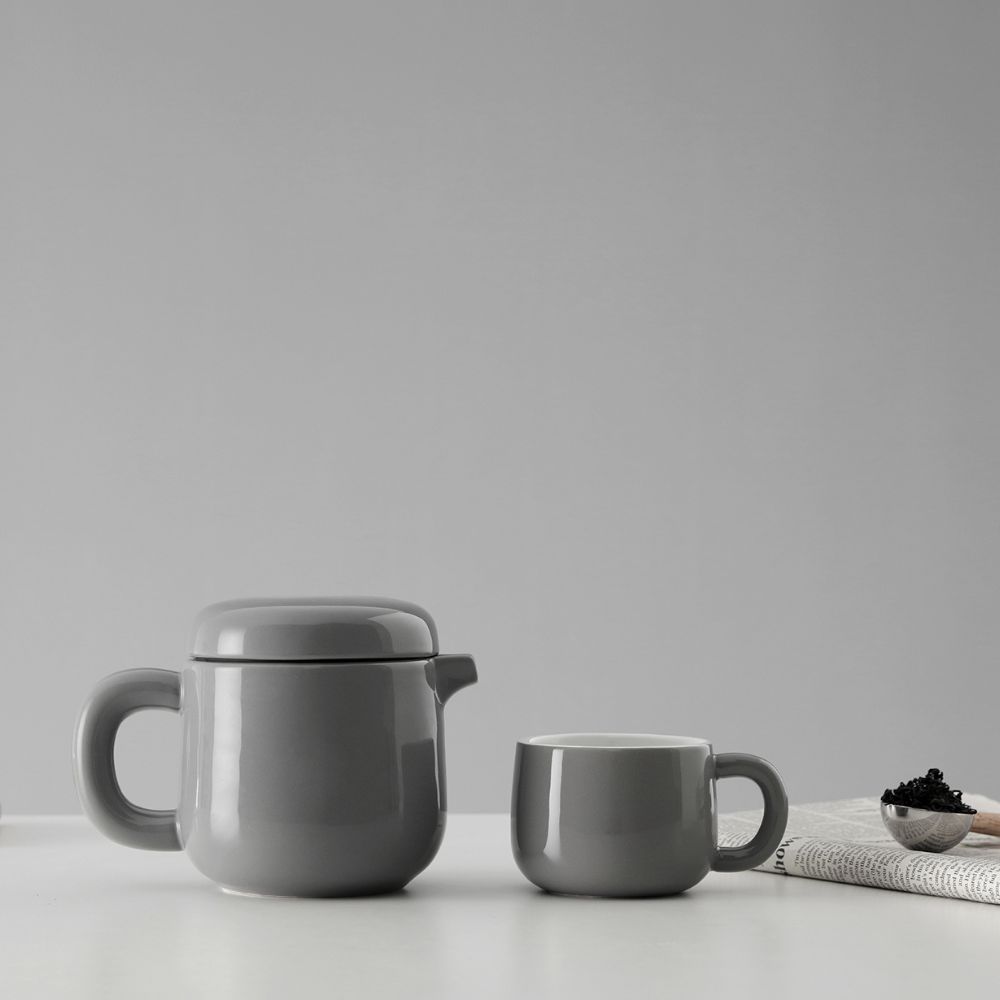 Theepot ISABELLA 600 ml, grijs, Viva Scandinavia