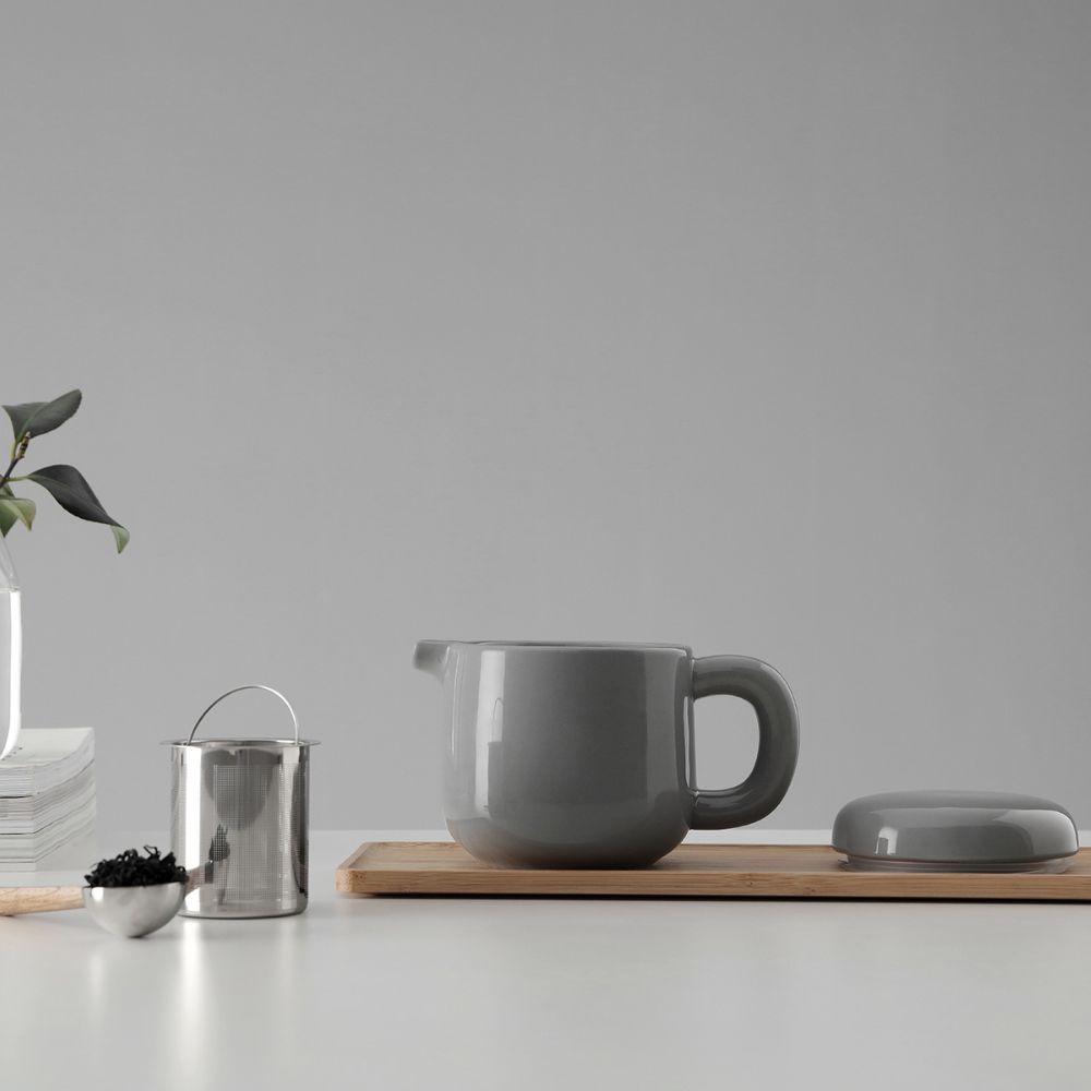 Theepot ISABELLA 600 ml, grijs, Viva Scandinavia