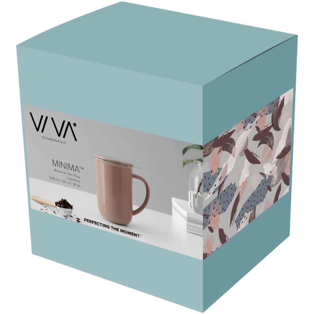 Theemok met infuser MINIMA 500 ml, donkerblauw, Viva Scandinavia
