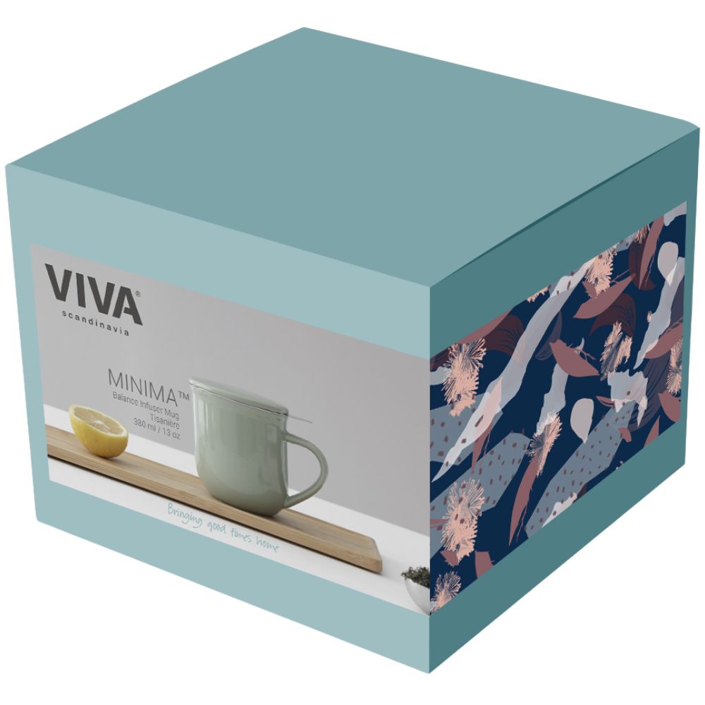 Theemok met infuser MINIMA EVA, 380 ml, rood, Viva Scandinavia