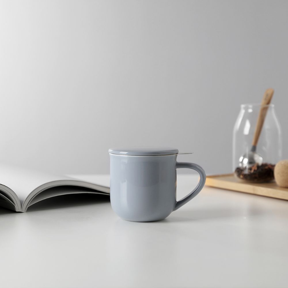 Theemok met infuser MINIMA EVA, 380 ml, grijs, Viva Scandinavia