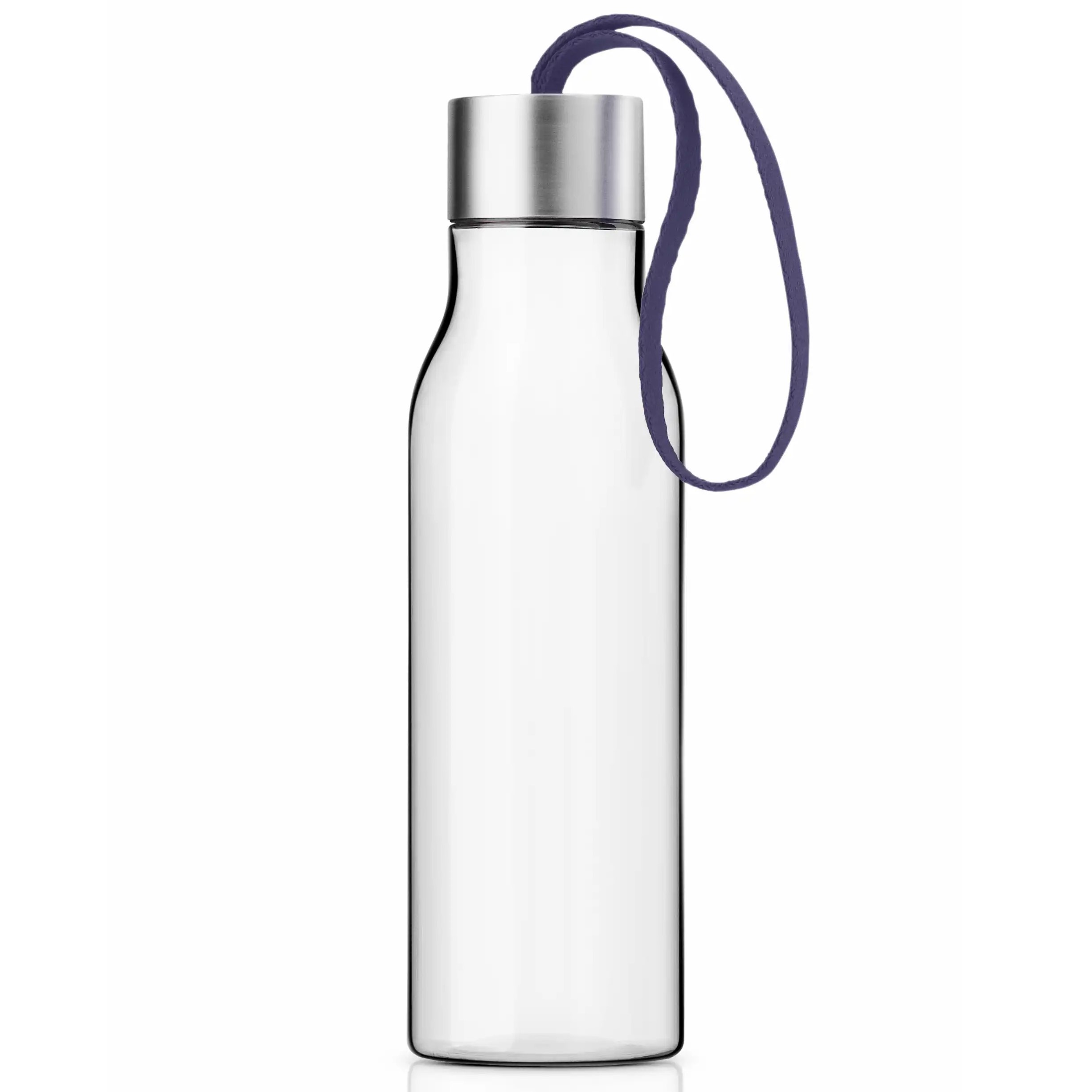 Waterbidon 500 ml, violetblauwe band, Eva Solo