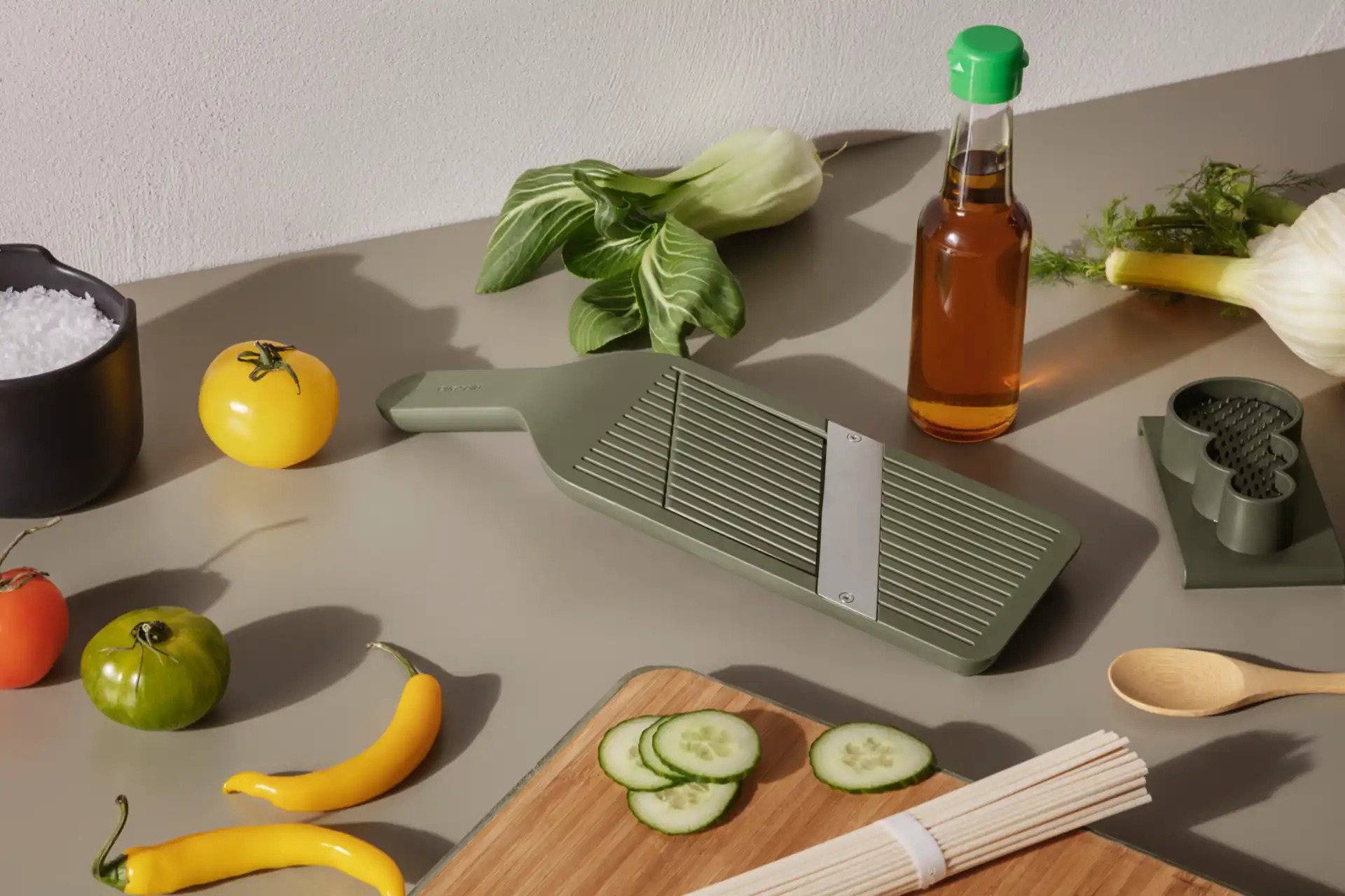 Mandoline GREEN TOOL, groen, Eva Solo