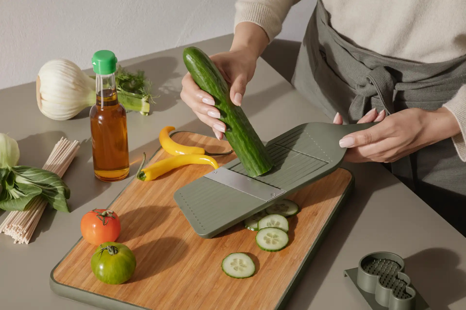 Mandoline GREEN TOOL, groen, Eva Solo