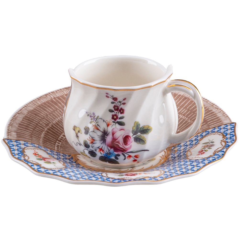 Koffiekopje met schotel HYBRID DJENNE, Seletti