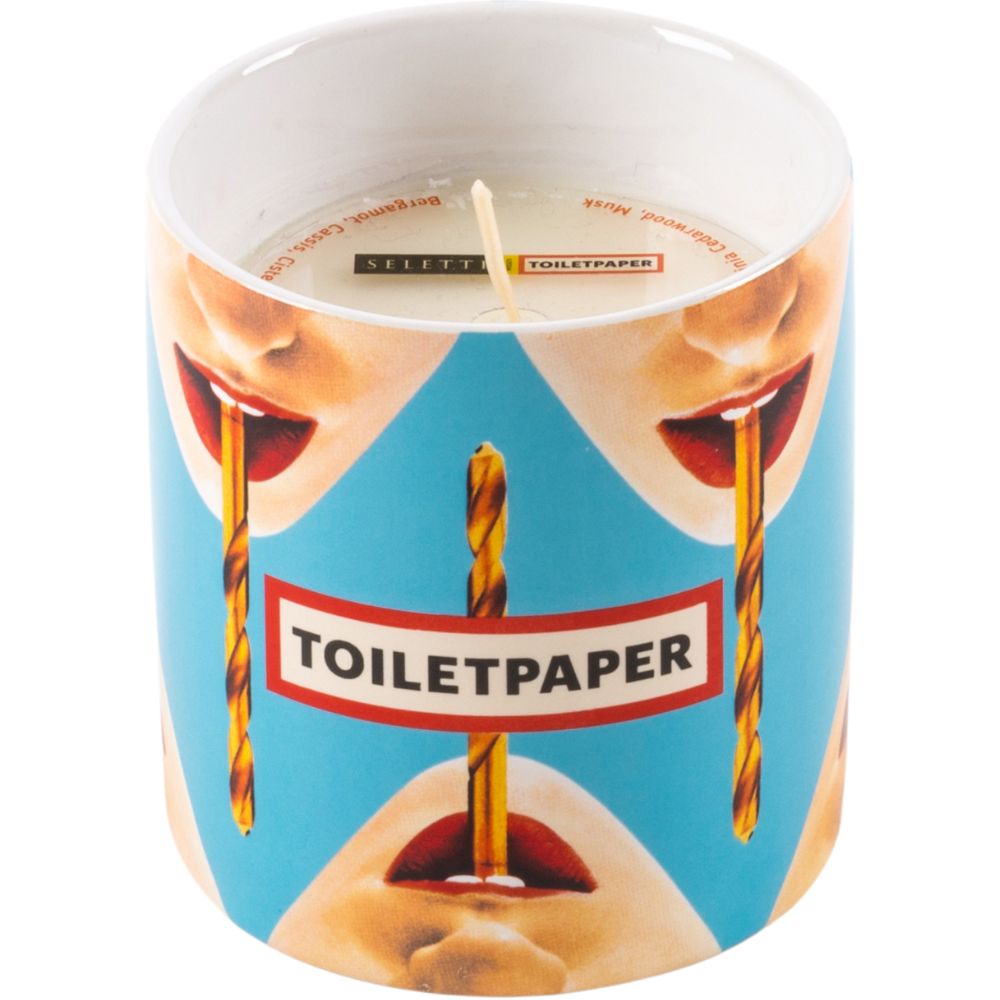 Geurkaars TOILETPAPER DRILL 9,5 cm, Seletti