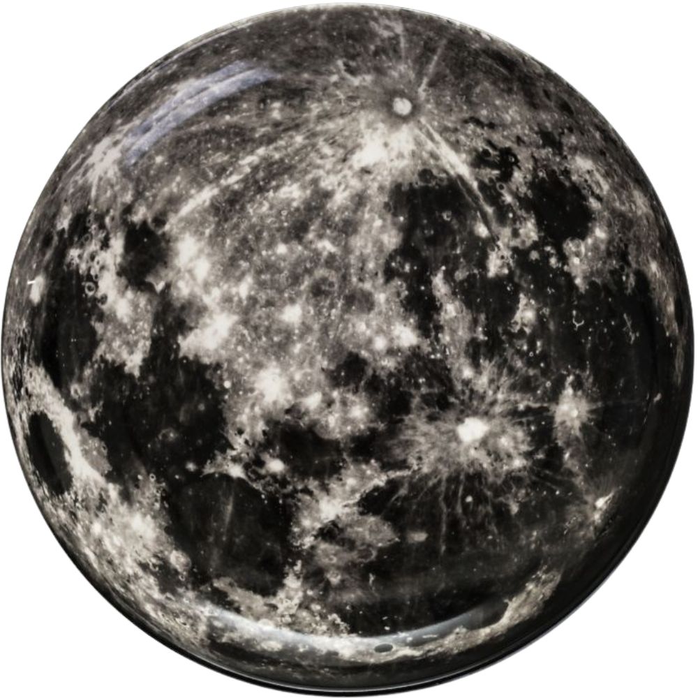 Dineerbord COSMIC DINER MOON 30cm, Seletti