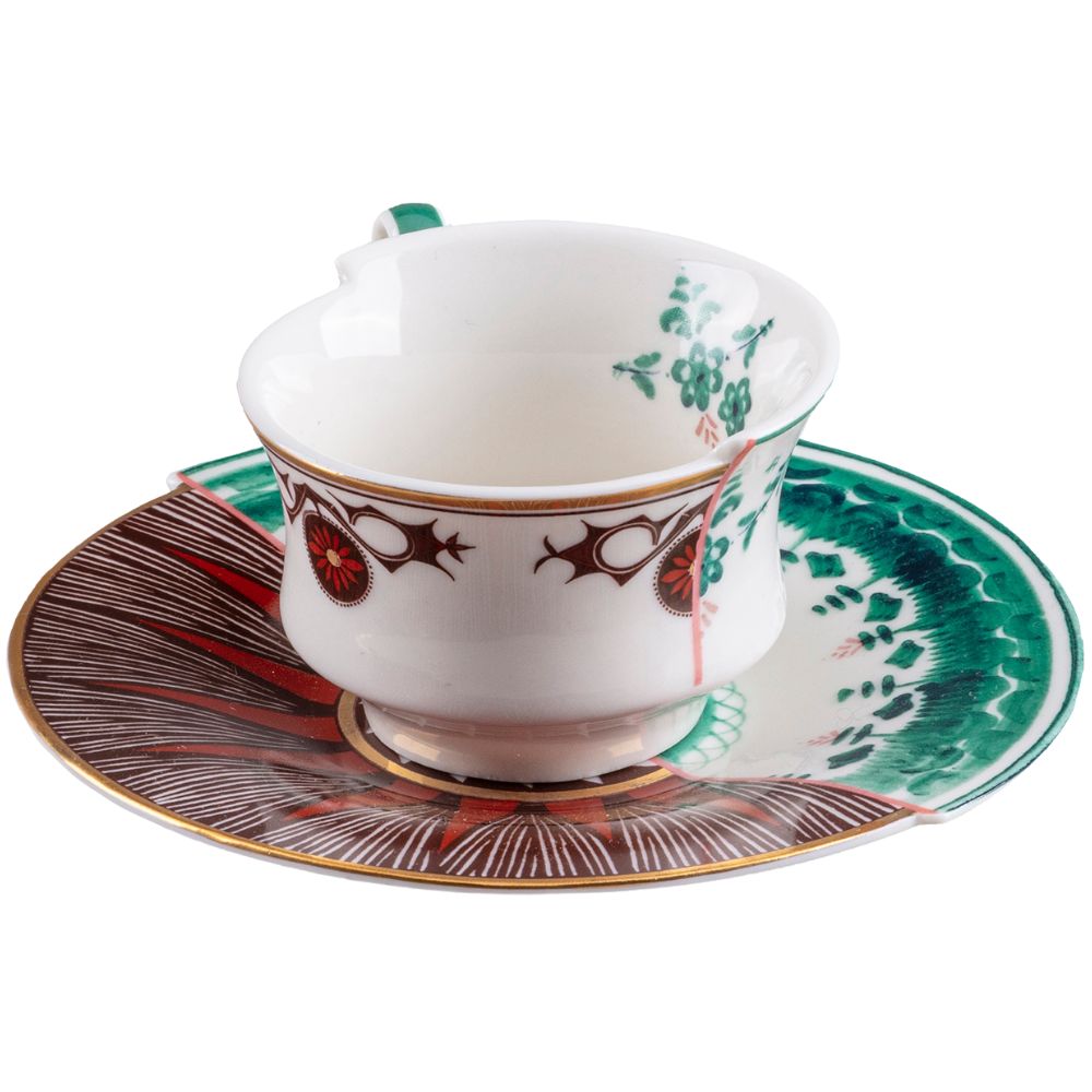 Koffiekopje met schotel HYBRID CHUCUITO, Seletti