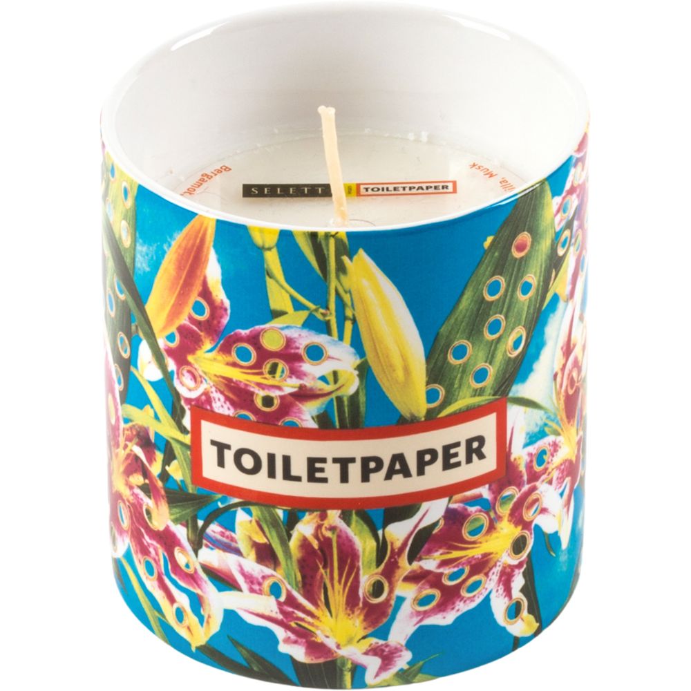 Geurkaars TOILETPAPER FLOWERS 9,5 cm, Seletti