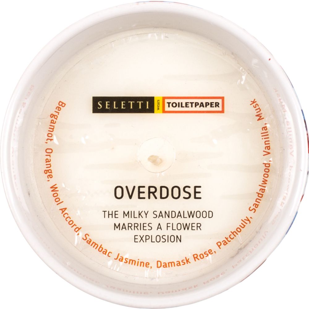 Geurkaars TOILETPAPER PILLS 9,5 cm Seletti