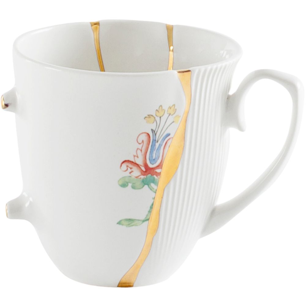 Theekopje KINTSUGI 2, wit, Seletti