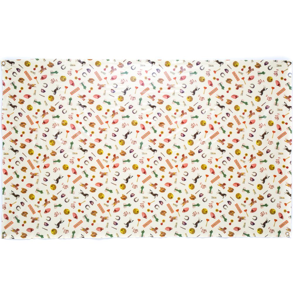 Tafelkleed TOILETPAPER MIX 140 x 240 cm, vinyl Seletti