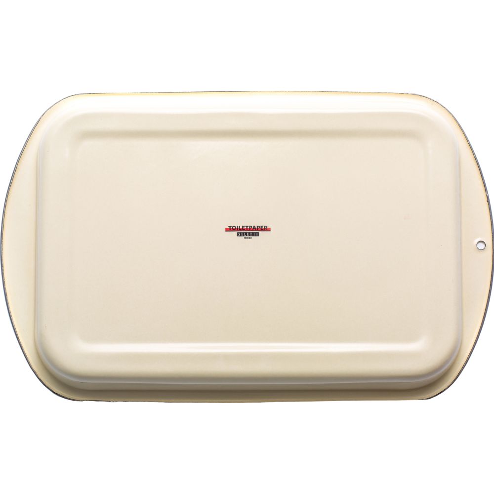 Ovenschaal TOILETPAPER 56 x 29 cm, beige, Seletti
