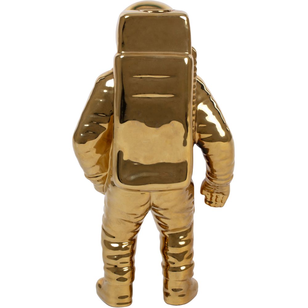 Vaas COSMIC DINER STARMAN 28 cm, goudkleurig, Seletti