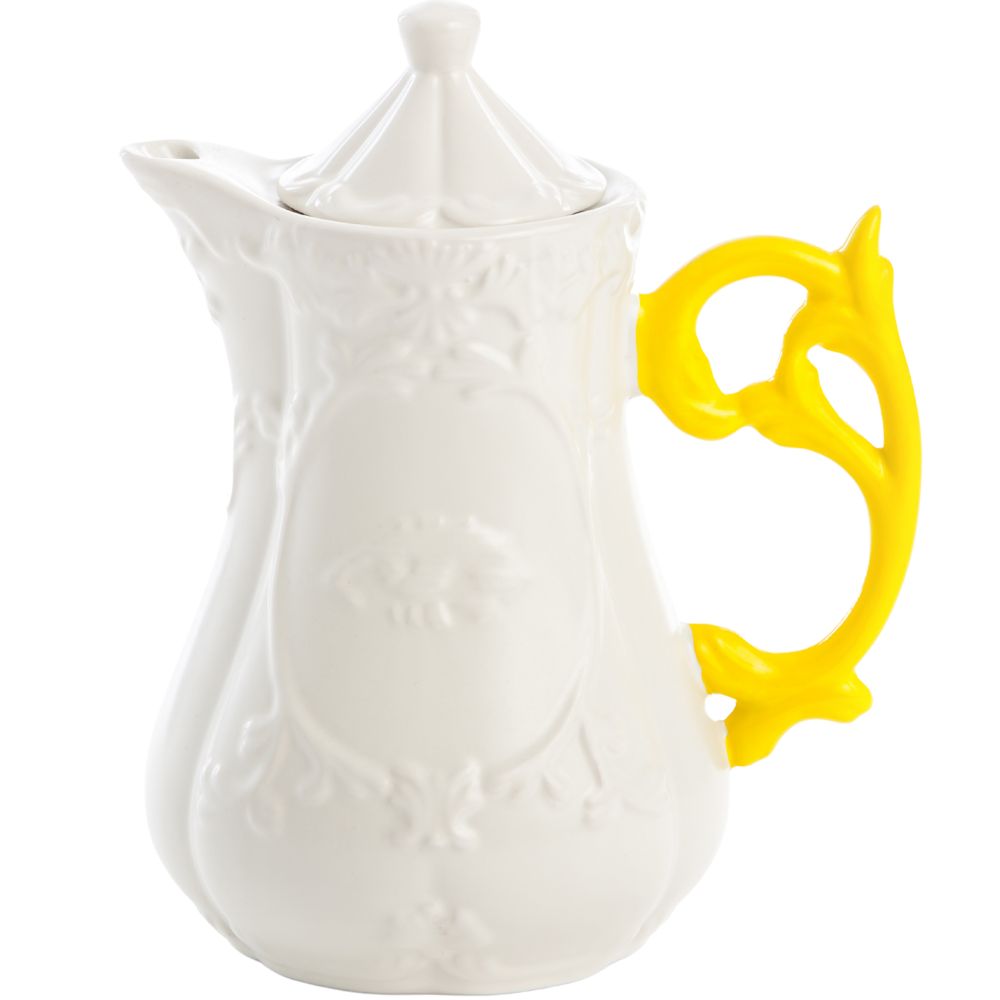 Theepot I-WARES 23 cm, geel, Seletti