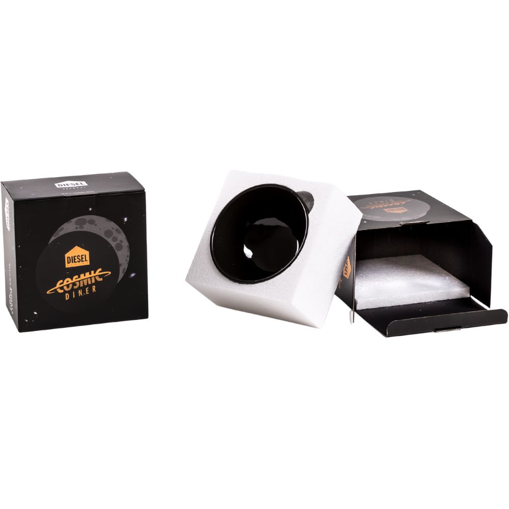 Serveerschaaltje COSMIC DINER LUNAR 14 cm, zwart, Seletti
