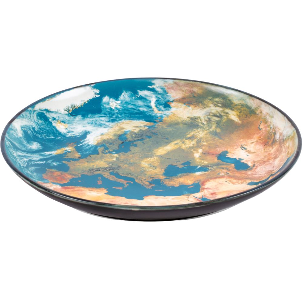 Serveerschaal COSMIC DINER EARTH EUROPE 32cm, Seletti