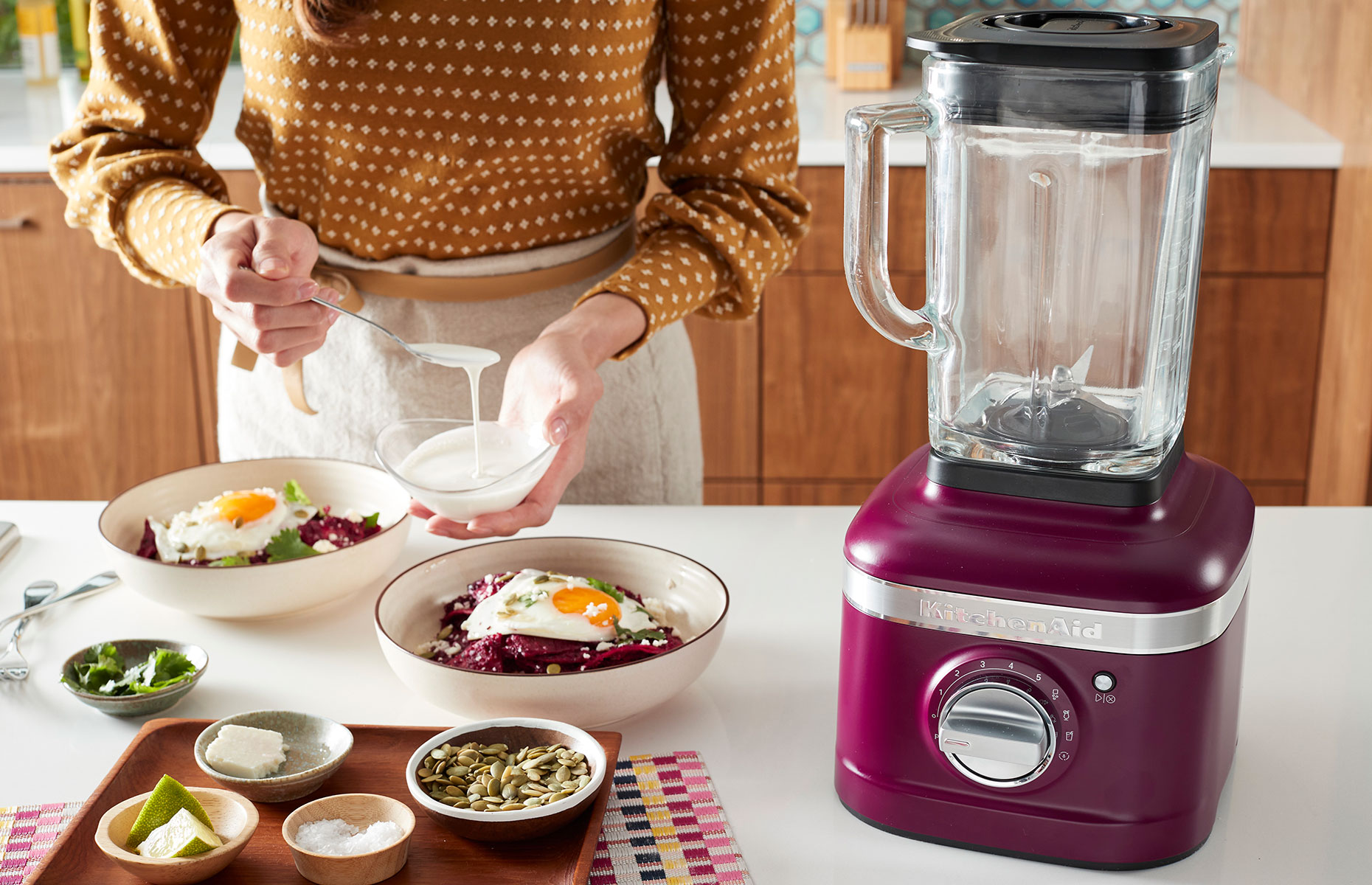 Mixer Artisan 5KSB4026EWH, wit KitchenAid