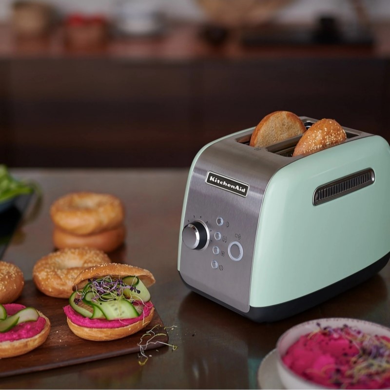 Broodrooster 5KMT221EPT, voor 2 sneden, pistachekleurig, KitchenAid