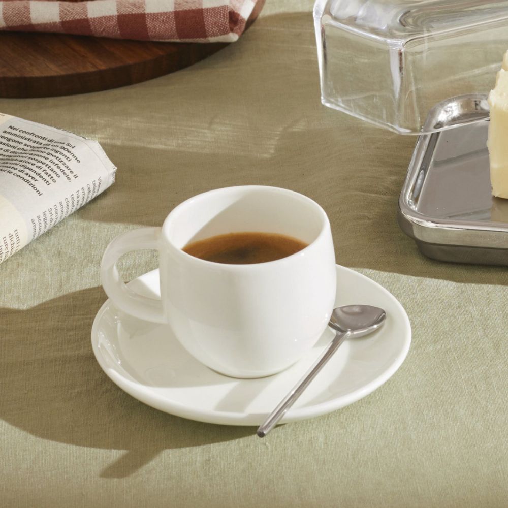 Mocha koffiekopje ALL-TIME 95 ml, wit, Alessi