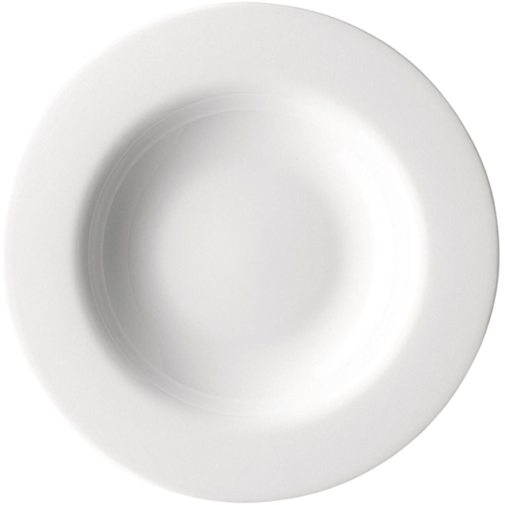 Diep bord PLATEBOWLCUP 22 cm, wit, Alessi