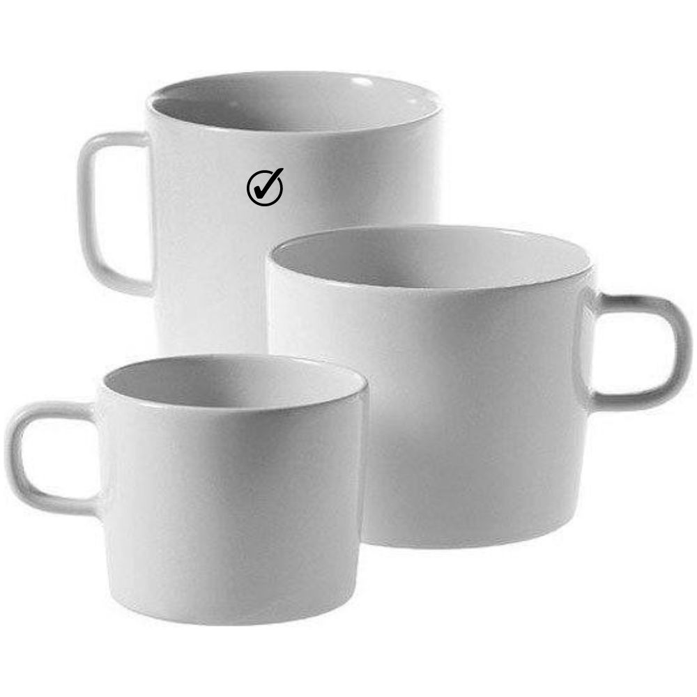 Theemok PLATEBOWLCUP 300 ml, wit, Alessi