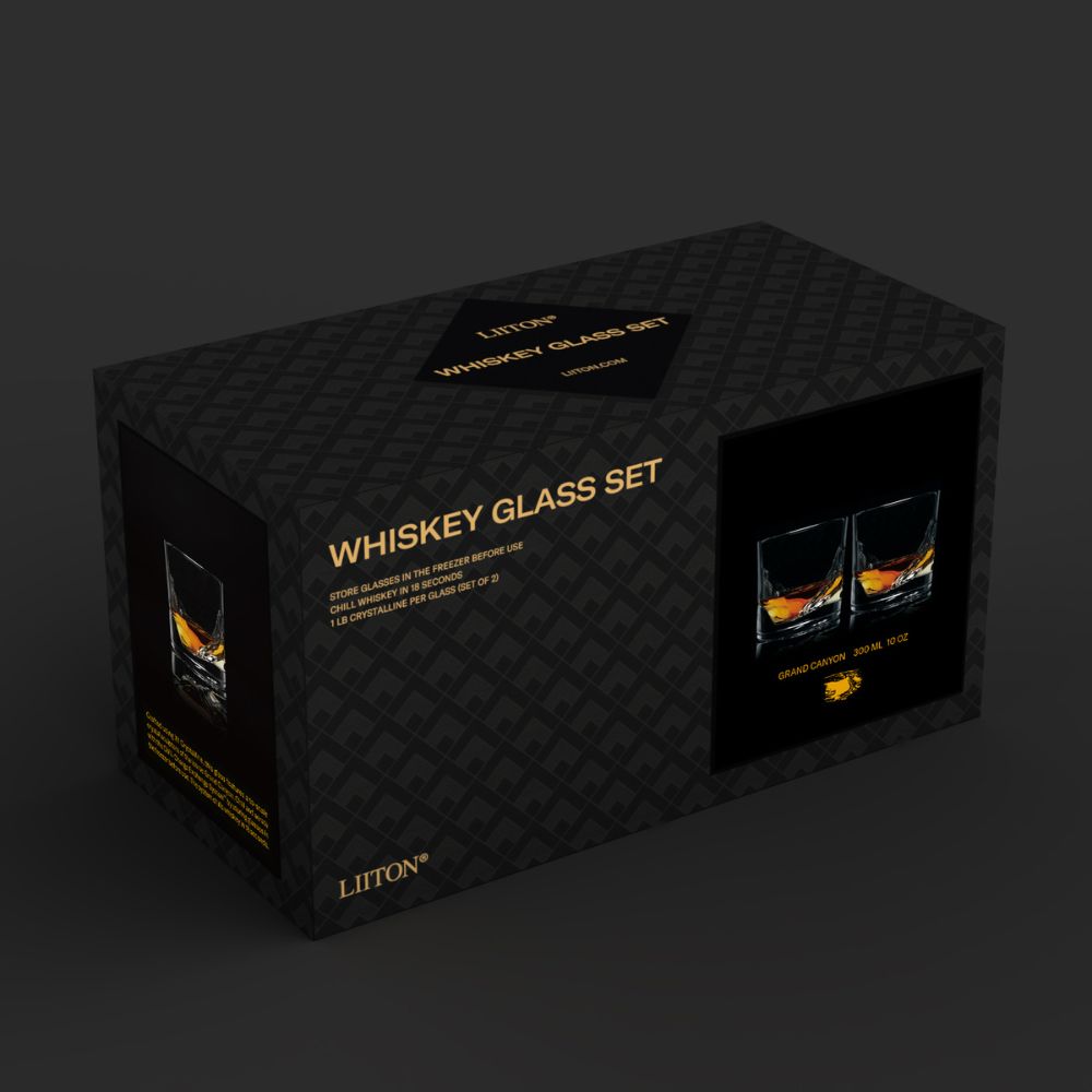 Whiskyglas GRAND CANYON set van 2 stuks, 300 ml, Liiton