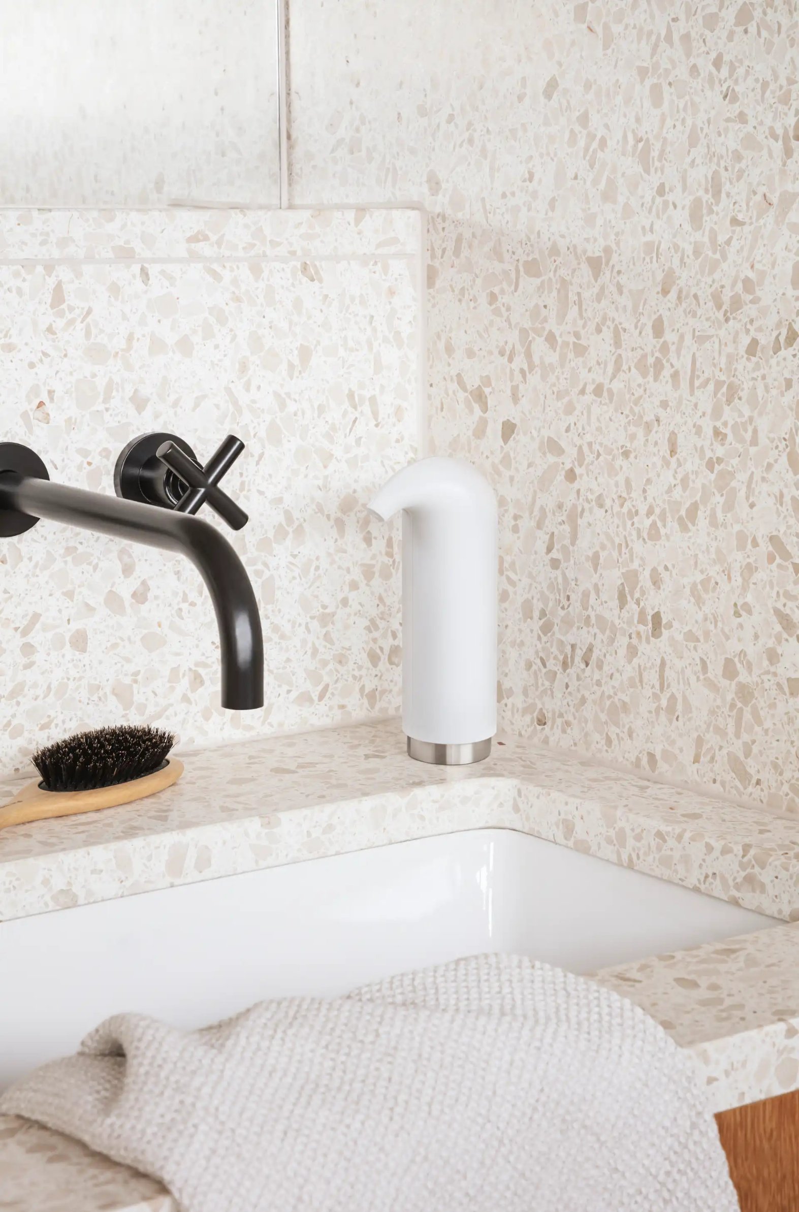 Dispenser voor vloeibare zeep 180 ml, mat wit, Eva Solo