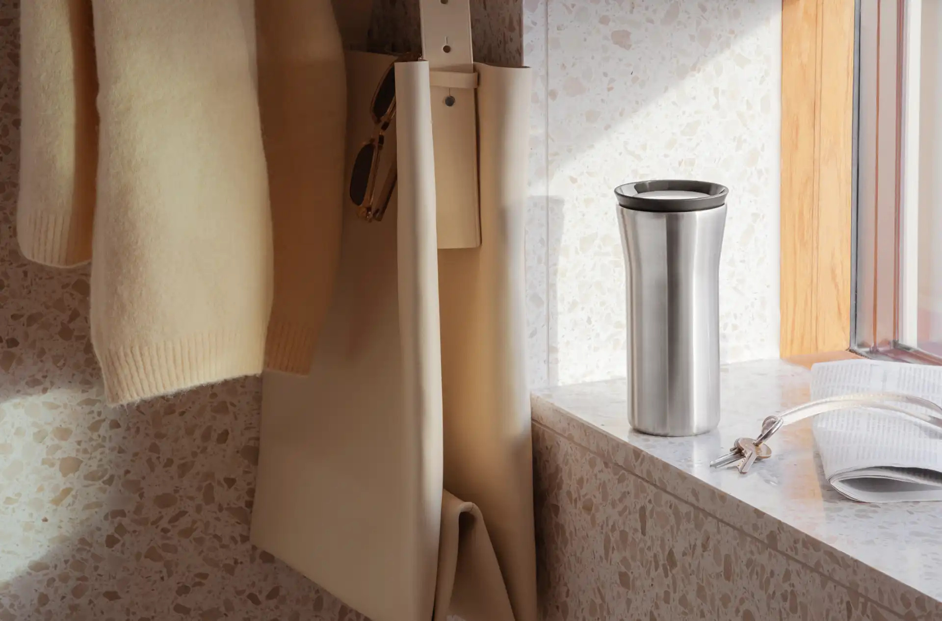 Reisbeker CITY TO GO 350 ml, zilver, Eva Solo