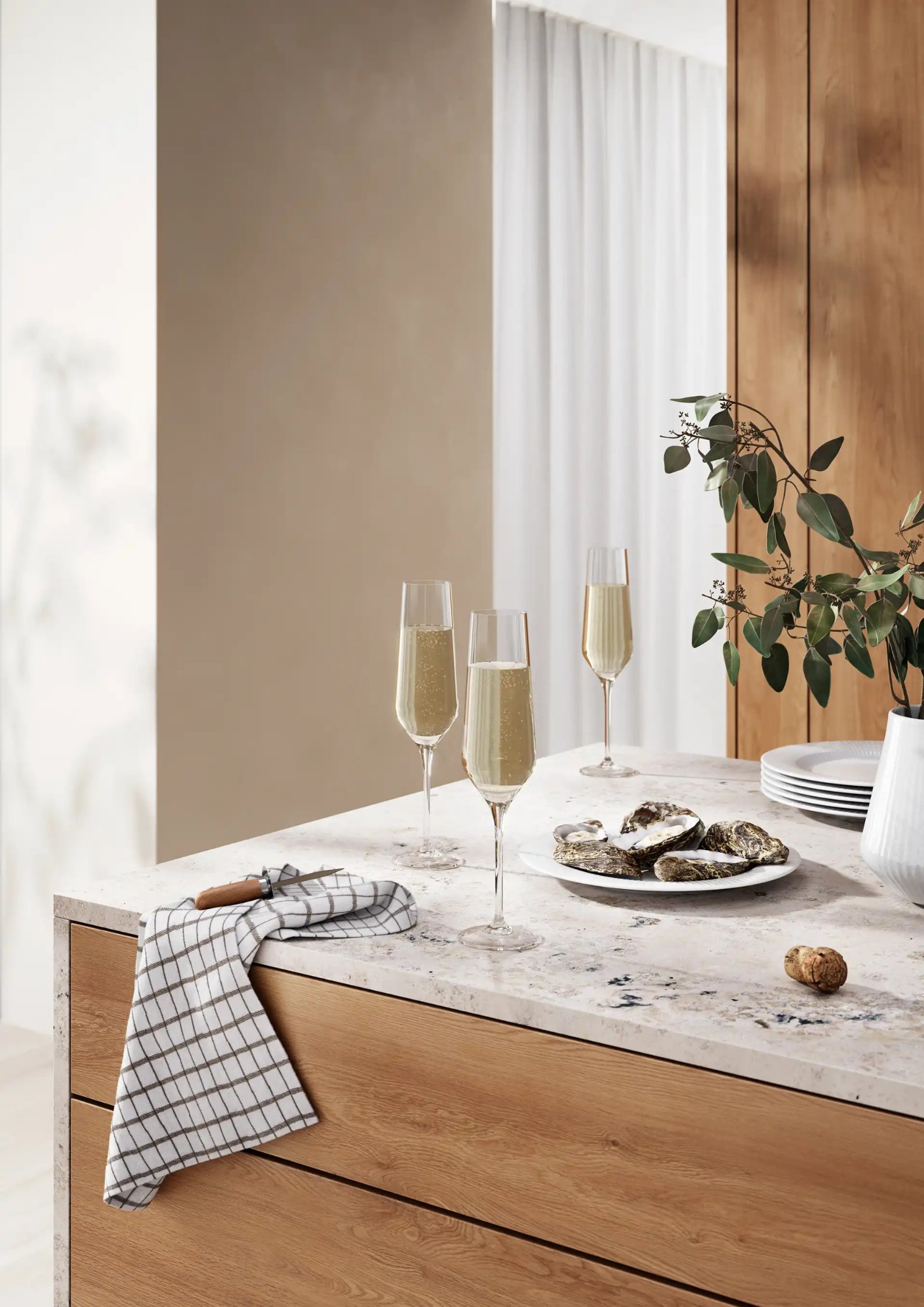 Champagneglas LEGIO NOVA, set van 6 stuks, 260 ml, Eva Solo