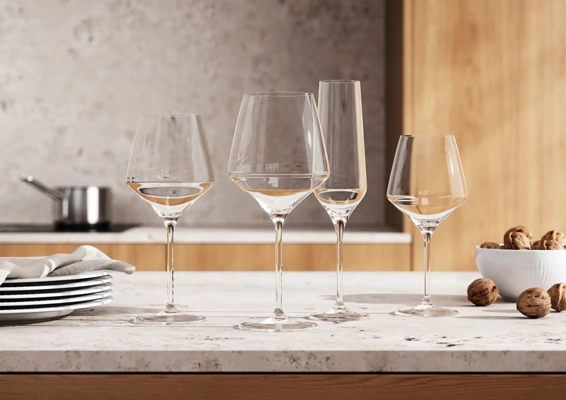 Champagneglas LEGIO NOVA, set van 6 stuks, 260 ml, Eva Solo