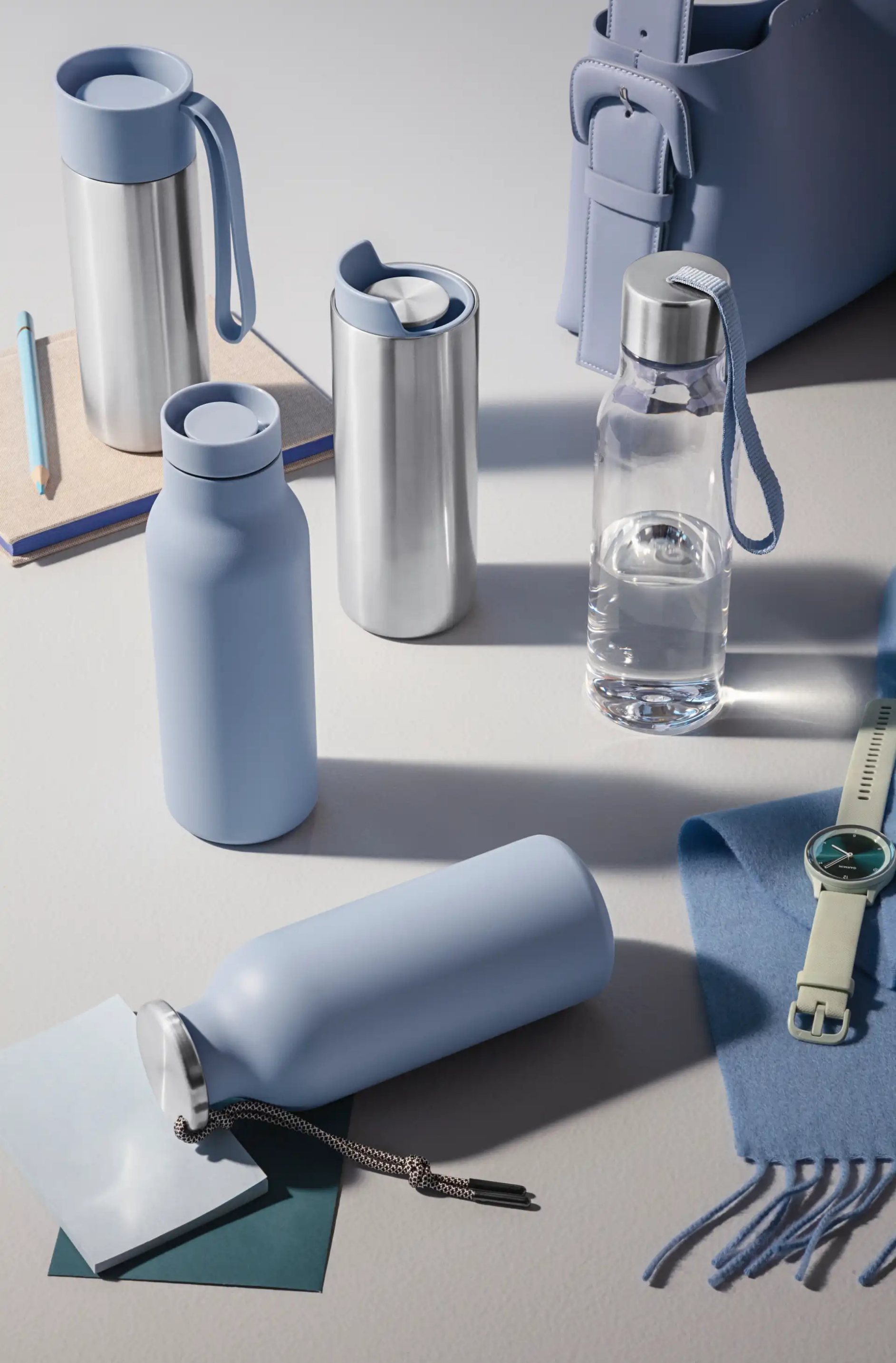 Reisbeker TO GO, 350 ml, blauw, roestvrij staal, Eva Solo
