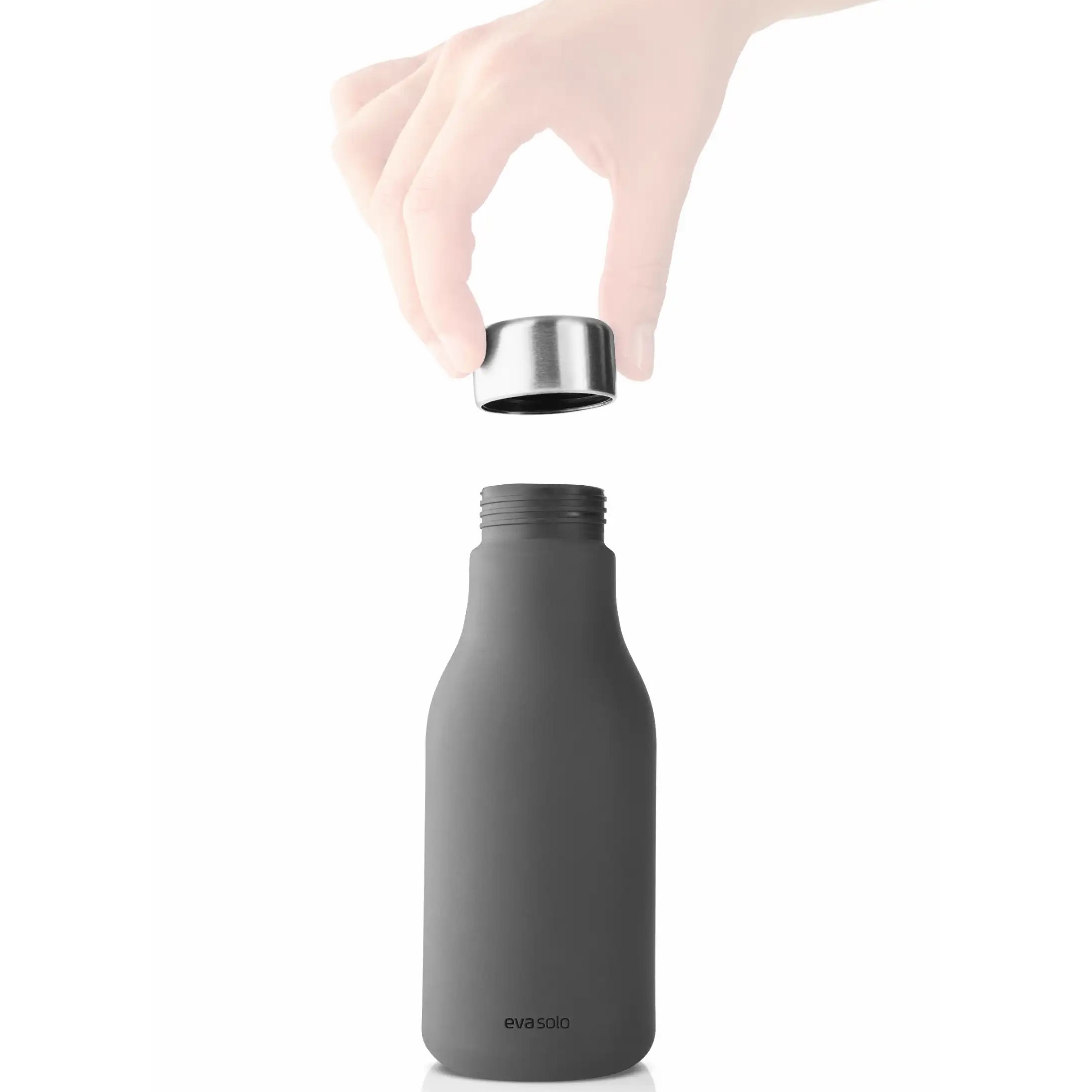 Dispenser voor vloeibare zeep 200 ml, grijs, siliconen, Eva Solo