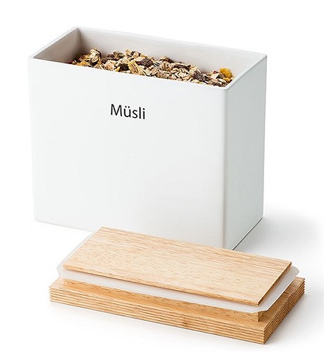 Voorraadpot voor muesli 20 x 10 cm, Continenta