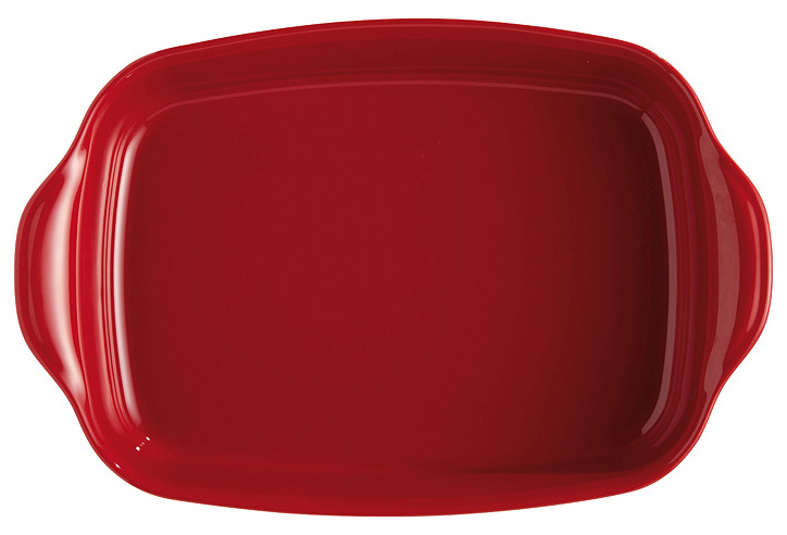 Ovenschaal 42 x 27 cm, bordeauxrood, Emile Henry
