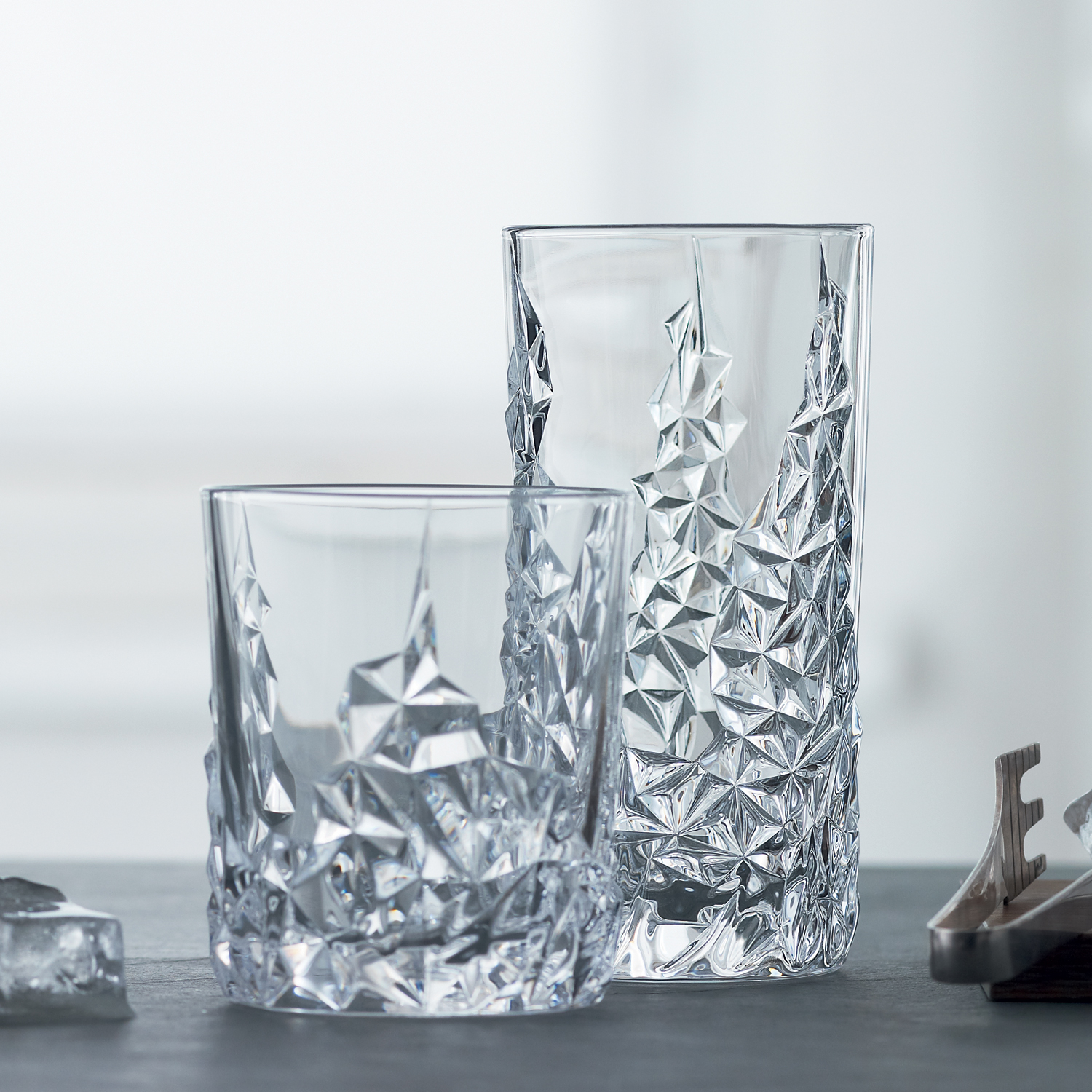 Longdrinkglas SCULPTURE, set van 4 stuks, 420 ml, Nachtmann