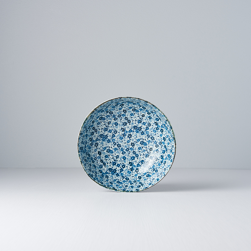 Eetkom BLUE DAISY 16,5 cm, 300 ml, MIJ