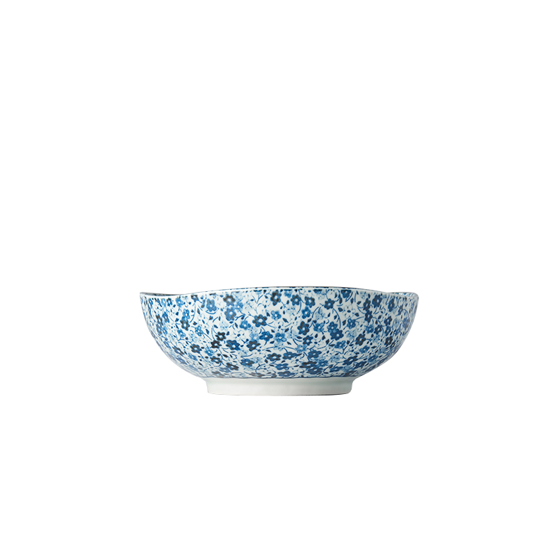 Eetkom BLUE DAISY 16,5 cm, 300 ml, MIJ