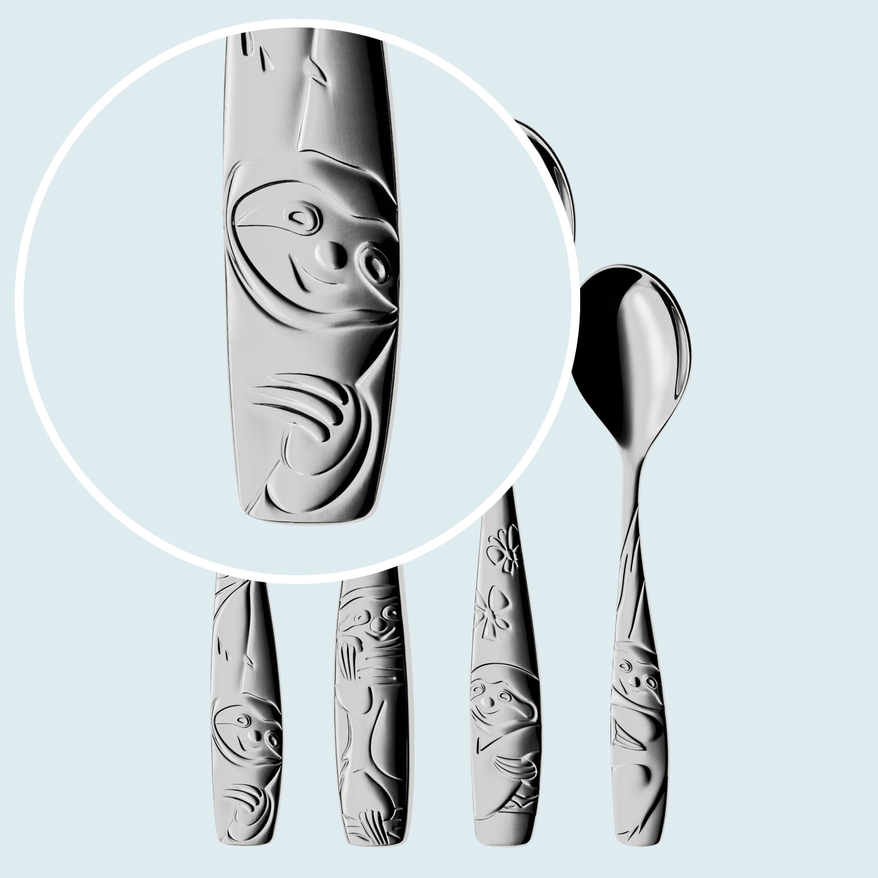 Kinderbestekset SLOTH, 4-delig, WMF