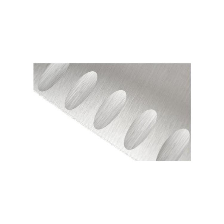 Santoku mes IKON 17 cm, met ovale groeven, Wüsthof