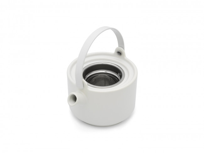Theepot UMEA TEA FOR ONE 500 ml, met theekopje, wit, Bredemeijer