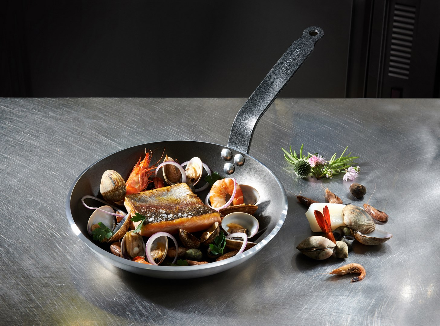 Koekenpan met anti-aanbaklaag CHOC RESTO INDUCTION 32 cm, de Buyer