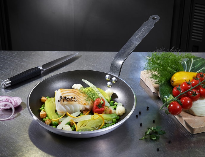 Koekenpan met anti-aanbaklaag CHOC RESTO INDUCTION 32 cm, de Buyer