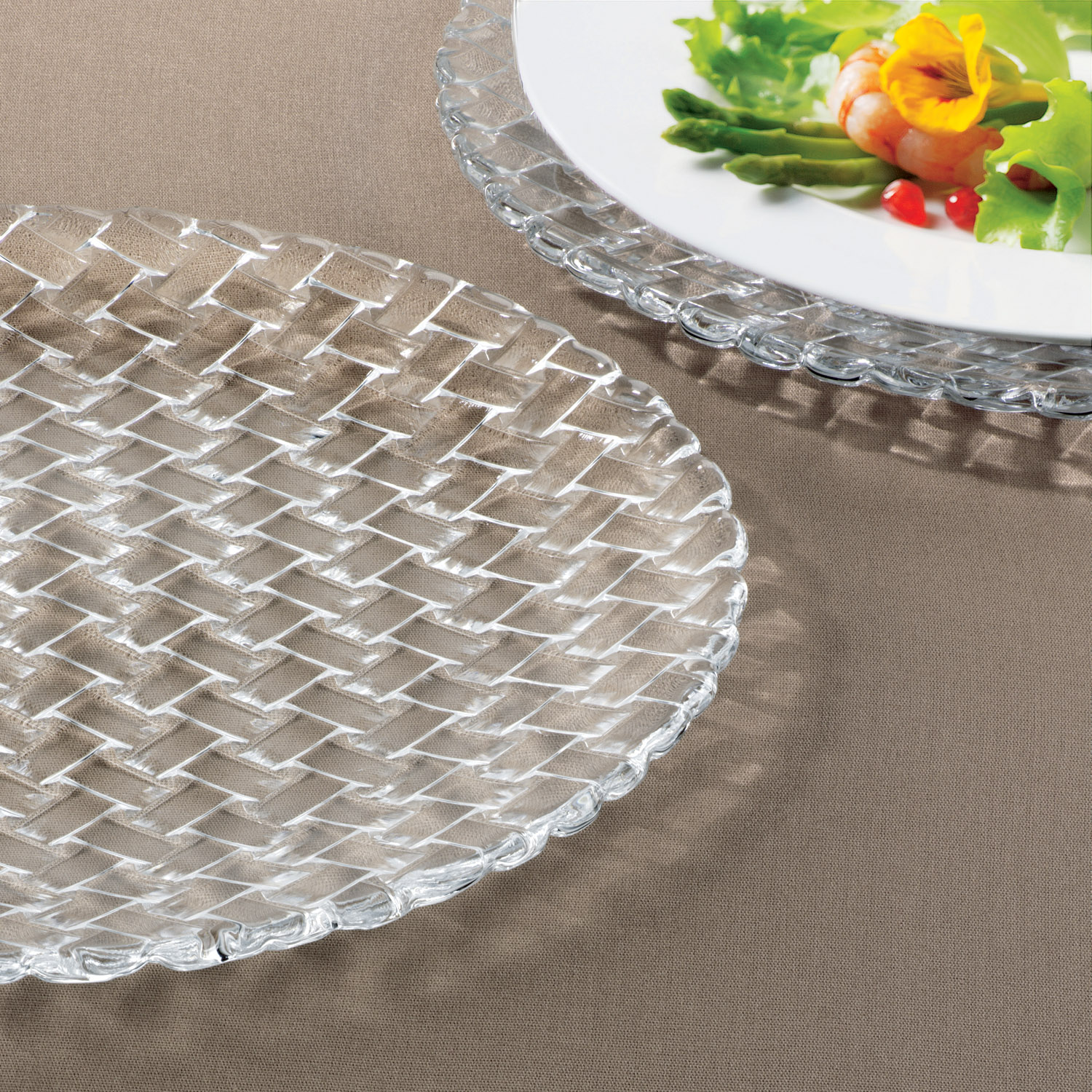 Saladebord BOSSA NOVA, set van 2 stuks, 23 cm, Nachtmann
